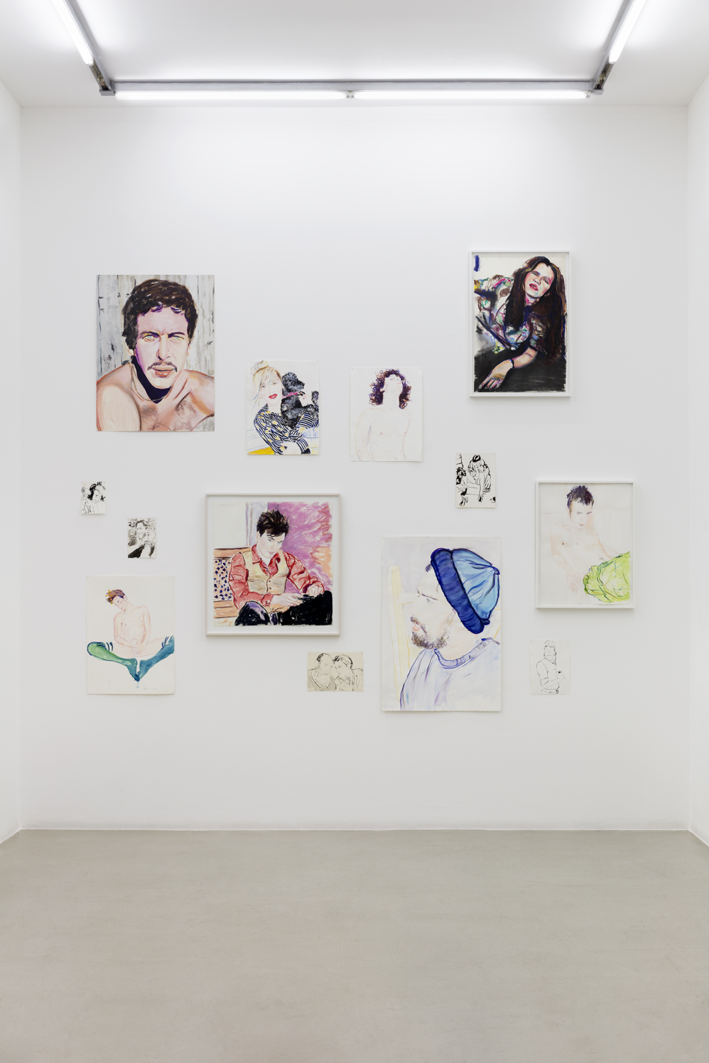 Billy Sullivan, Muses, installation view, kaufmann repetto, Milano, 2019